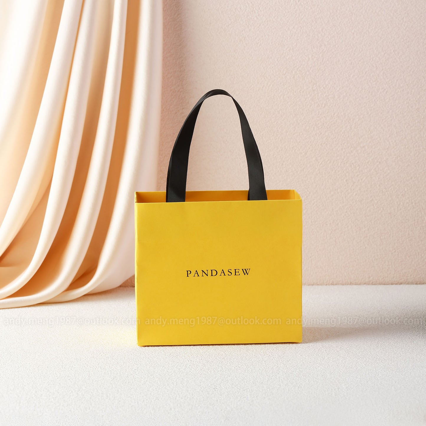 paper bag design, custom size and logo