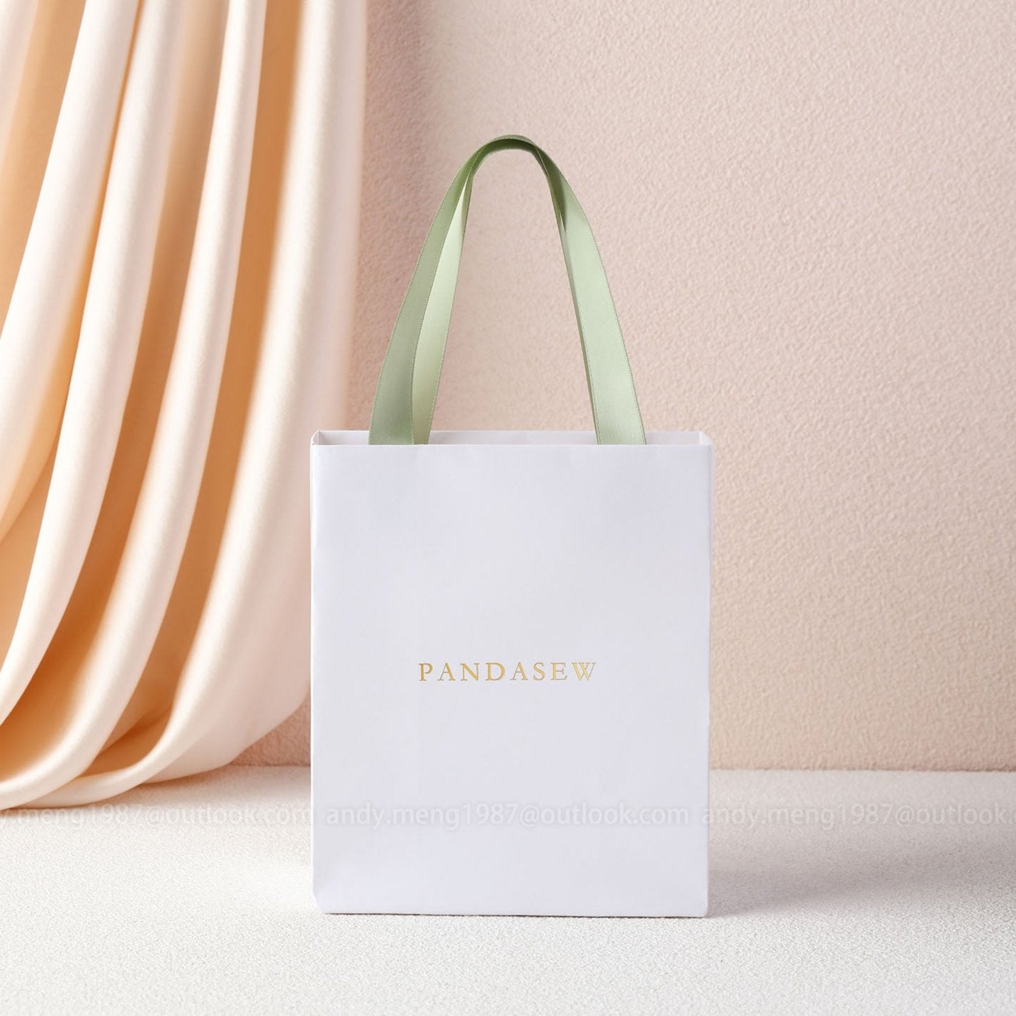 Pandasew center folded paper bag, higher quality