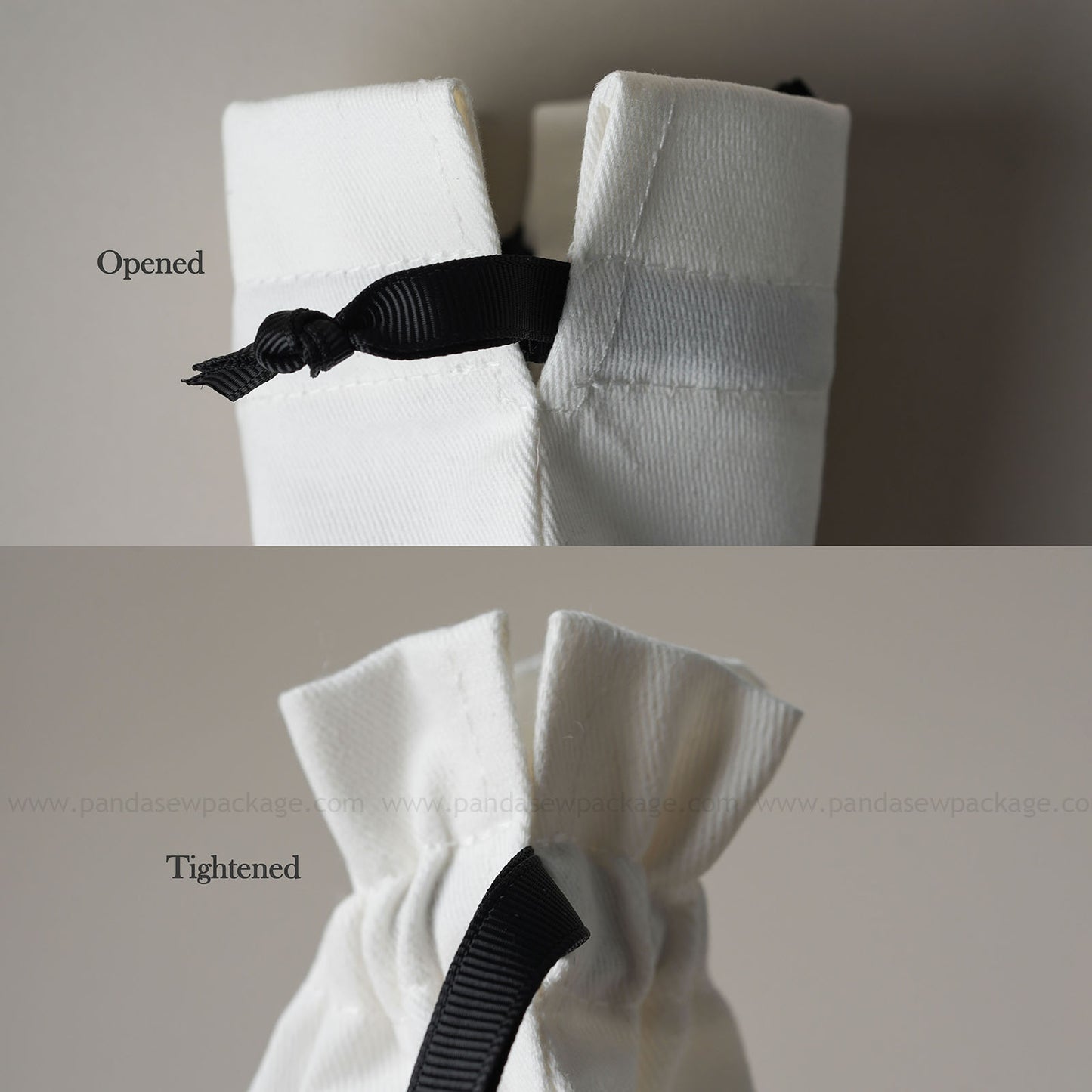 premium handmade packaging bag designed closing detail