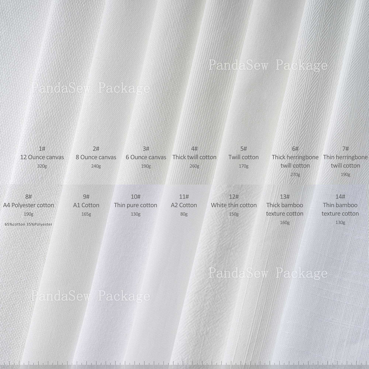 White Cotton/Canvas