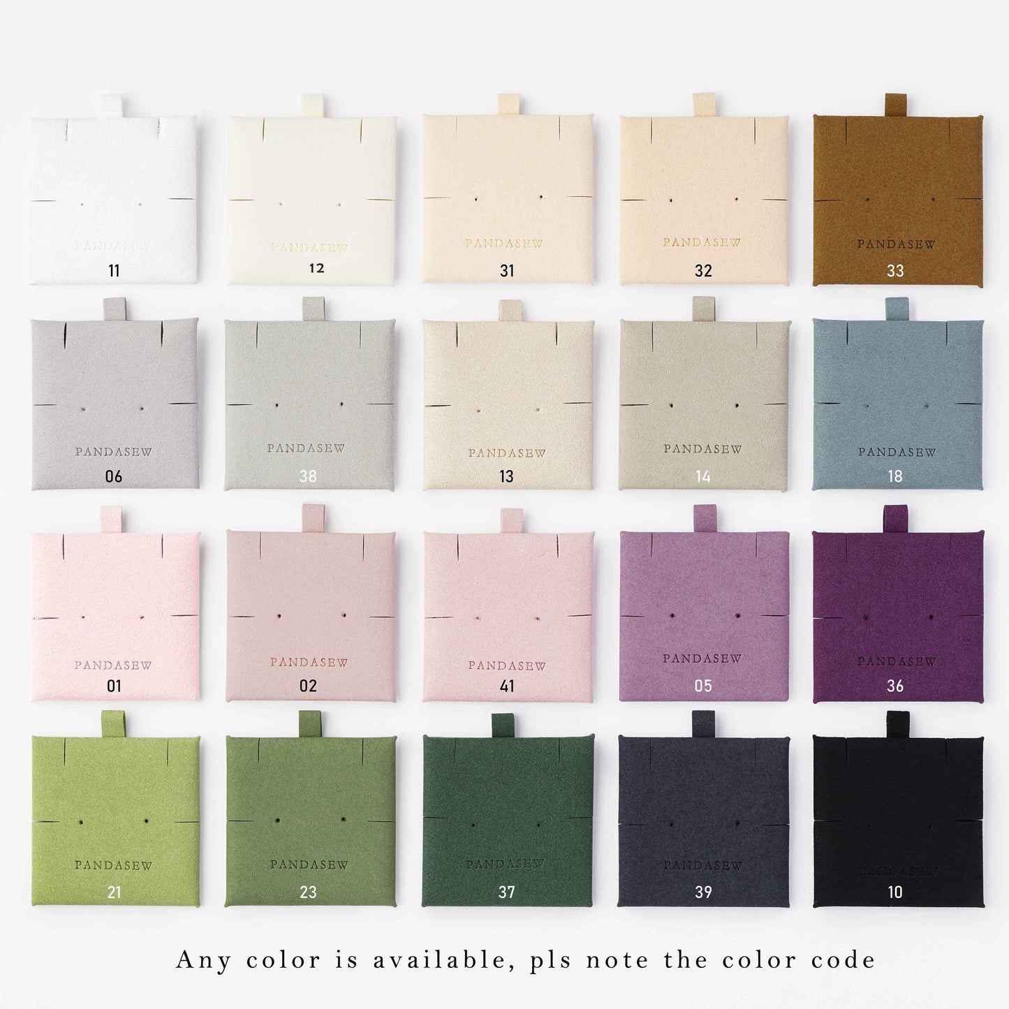 jewelry display insert pad available colors