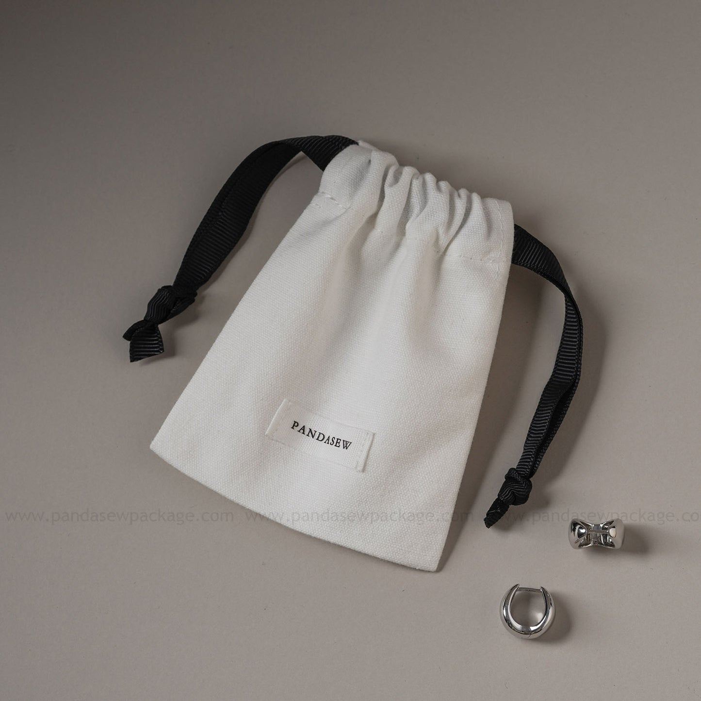 white cloth bag bulk order, nature cotton drawstring bag print logo