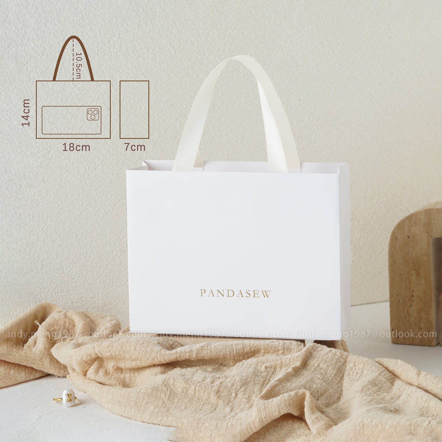 paper party bags, jewelry packaging, custom logo