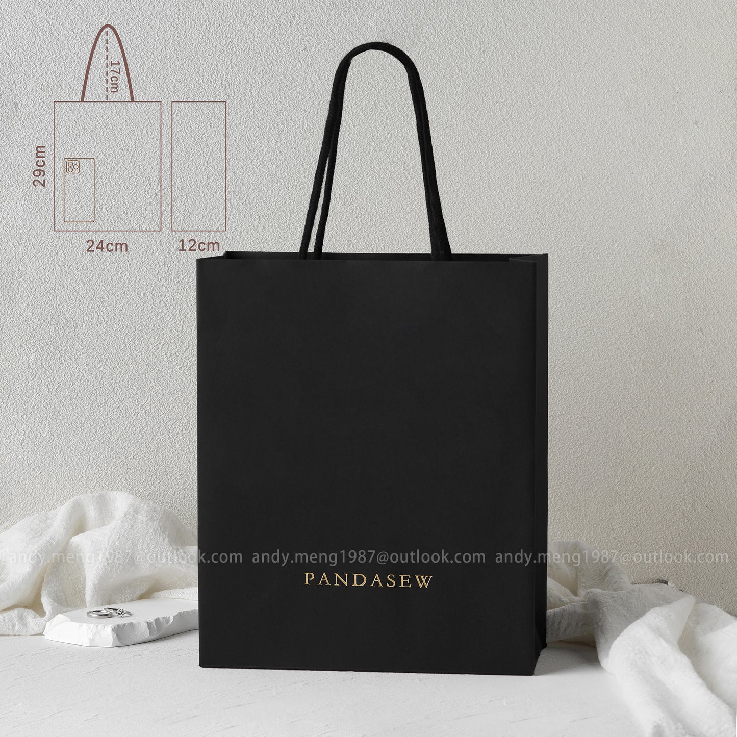 large paper bags with handles