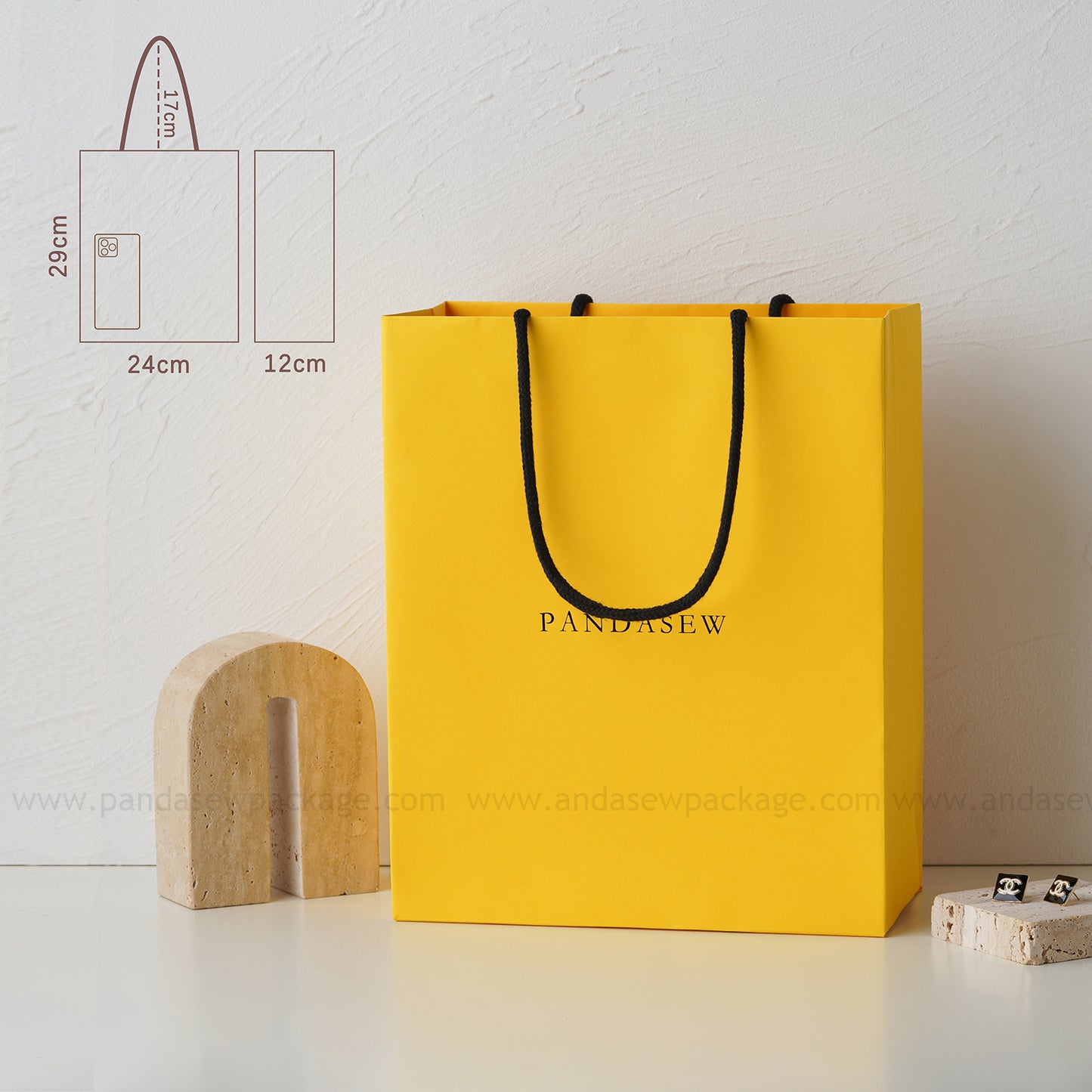 paper party bags, recyled paper bag