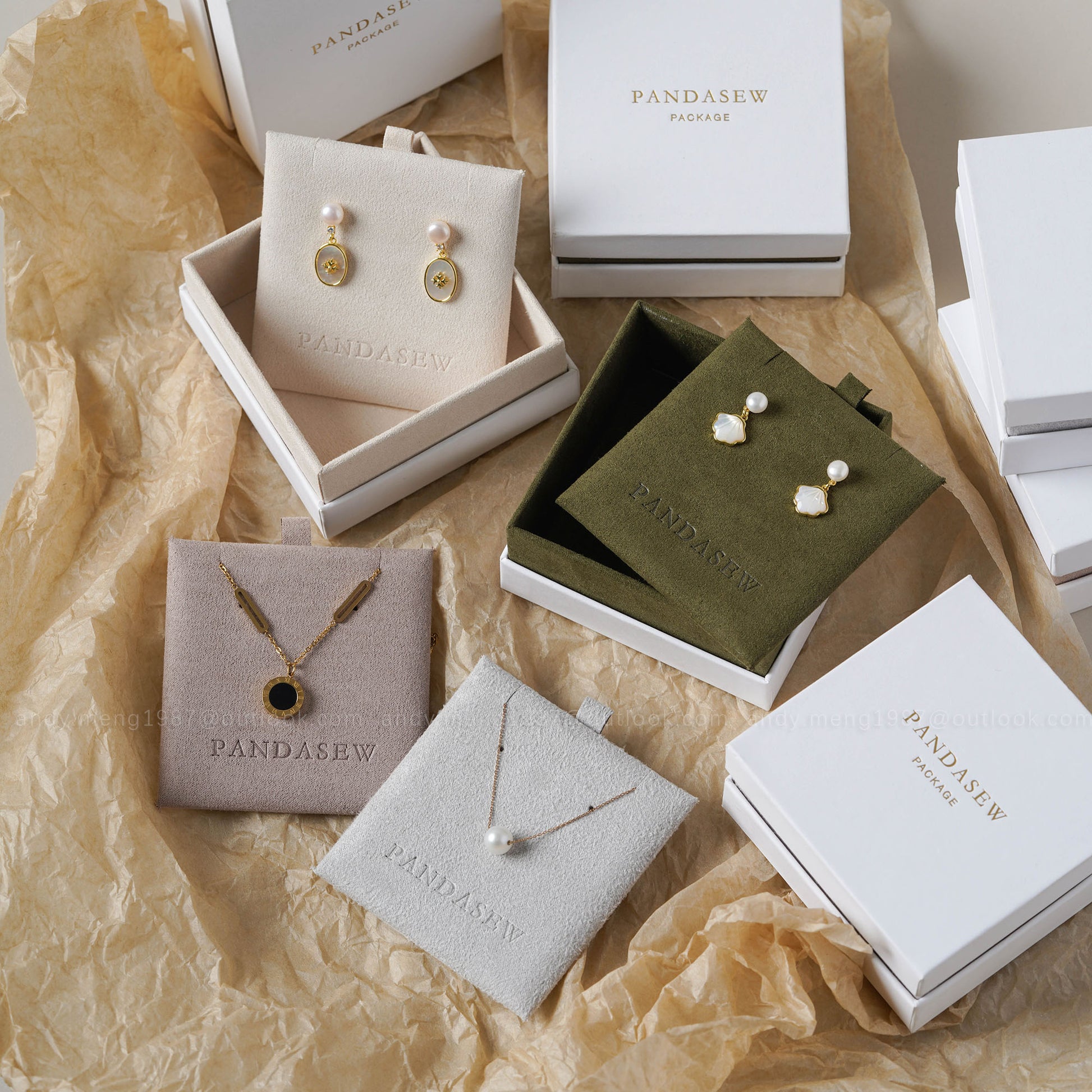 Pandasew jewelry box jewelry packaging custom logo
