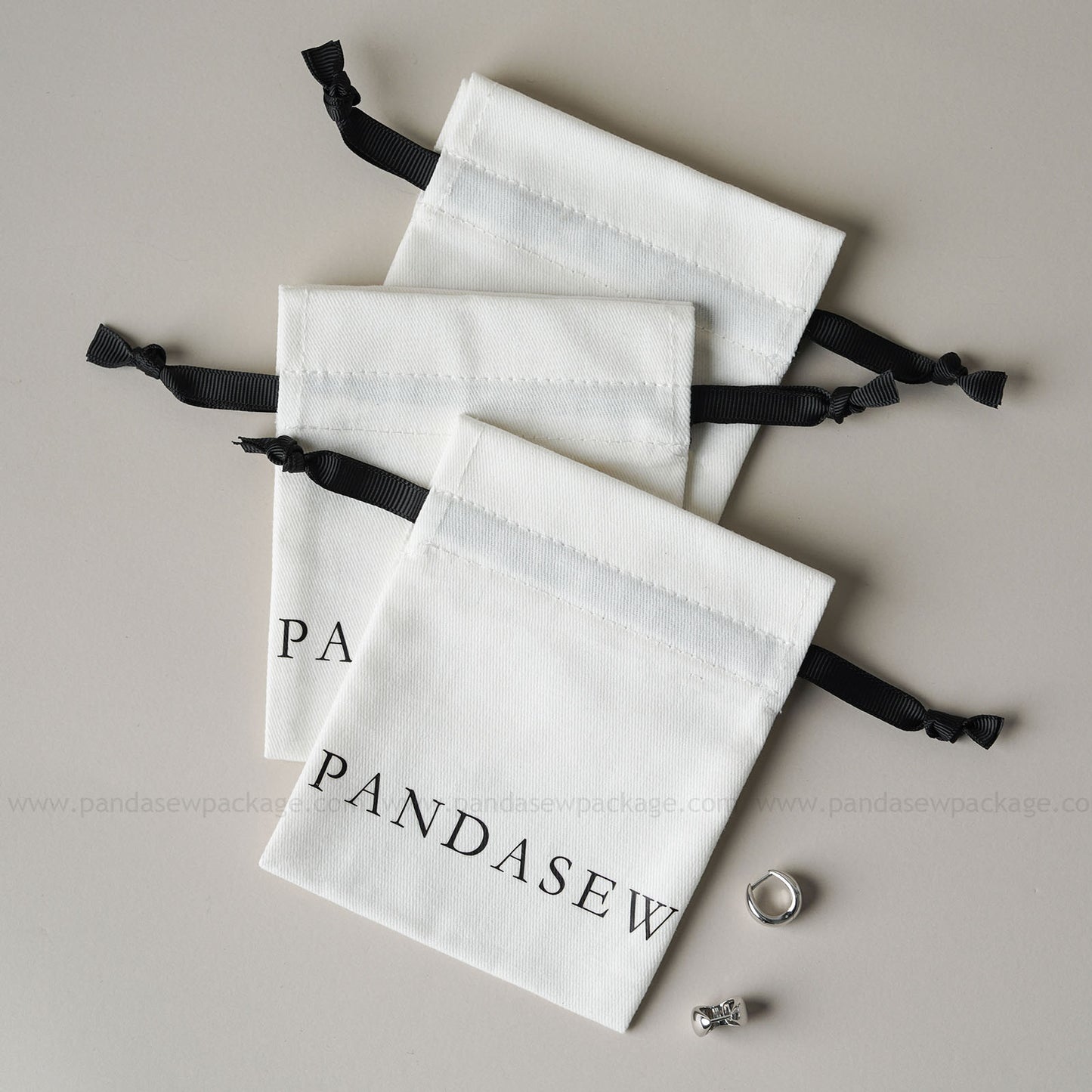 pure cotton storage bag, Eco-Friendly sunglasses drawstring pouch