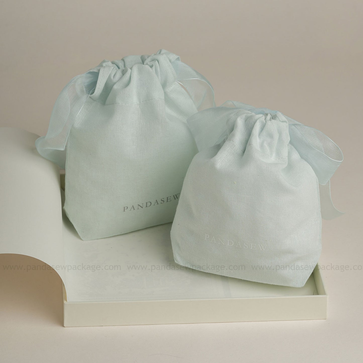 jewelry packaging handmade bag print logo, name text