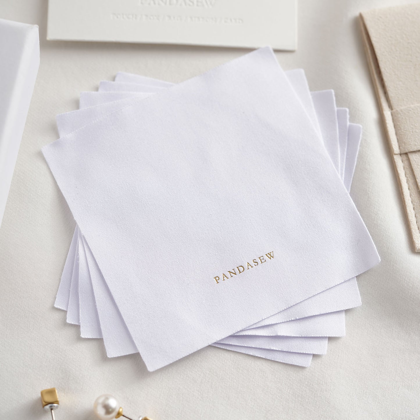 Dust bag decoration cloth