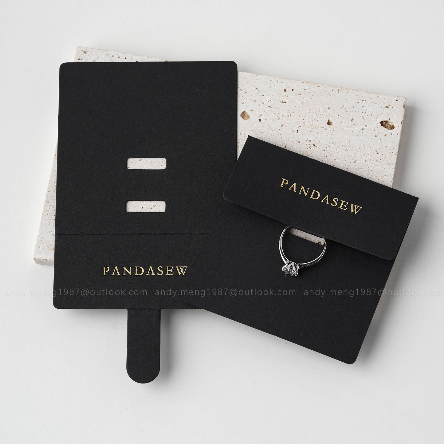 customized ring card, ring display card with logo
