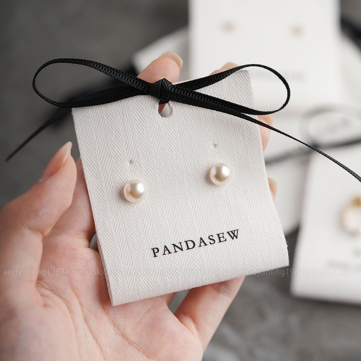 jewelry holder, earrings cloth holder custom logo