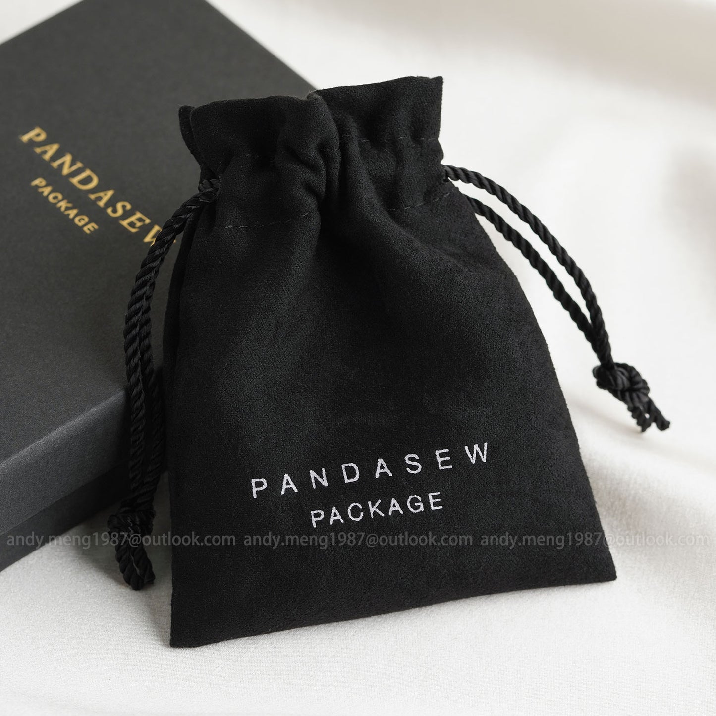 soft jewelry pouch with logo customize