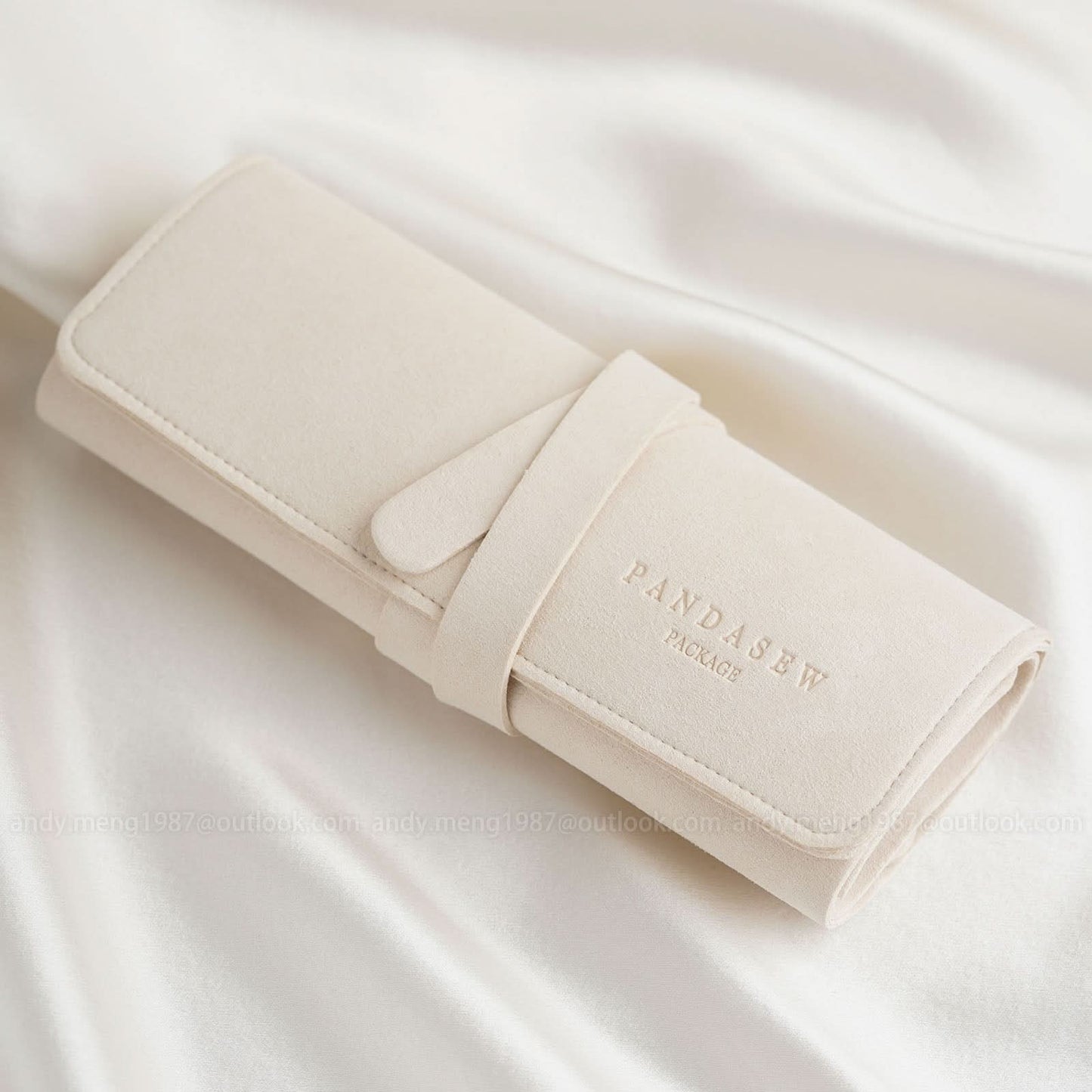 small jewelry travel pouch engrave logo