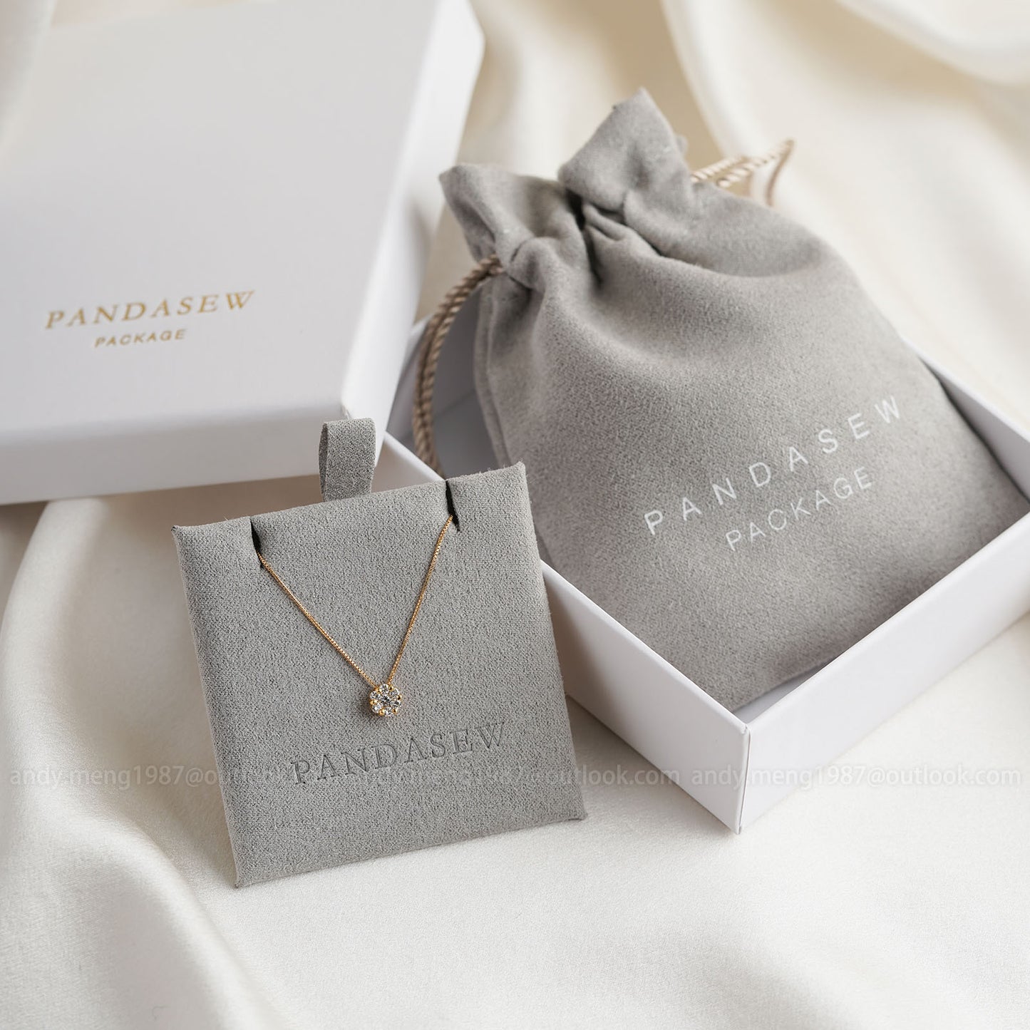 personalized earrings package gray set