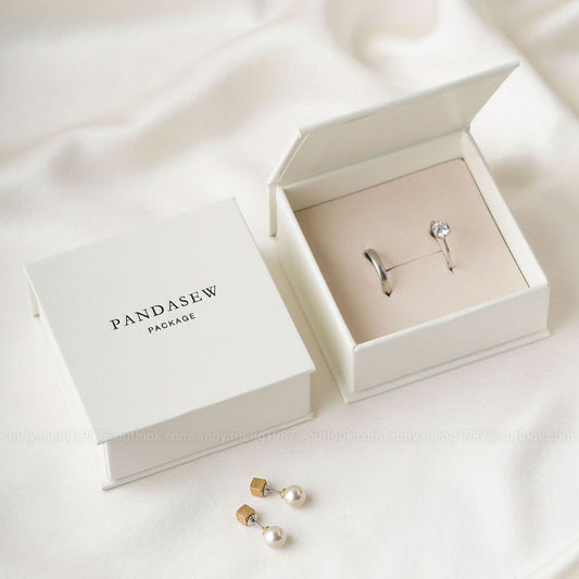 White box with ivory sponge inside