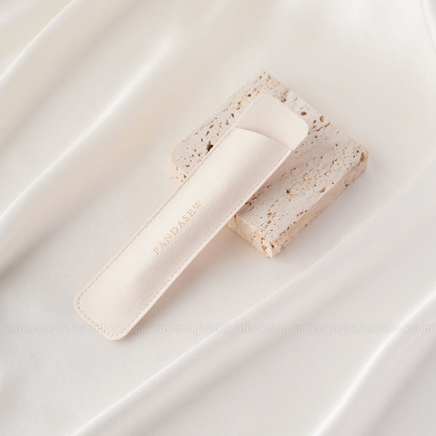 light apricot pen holder package