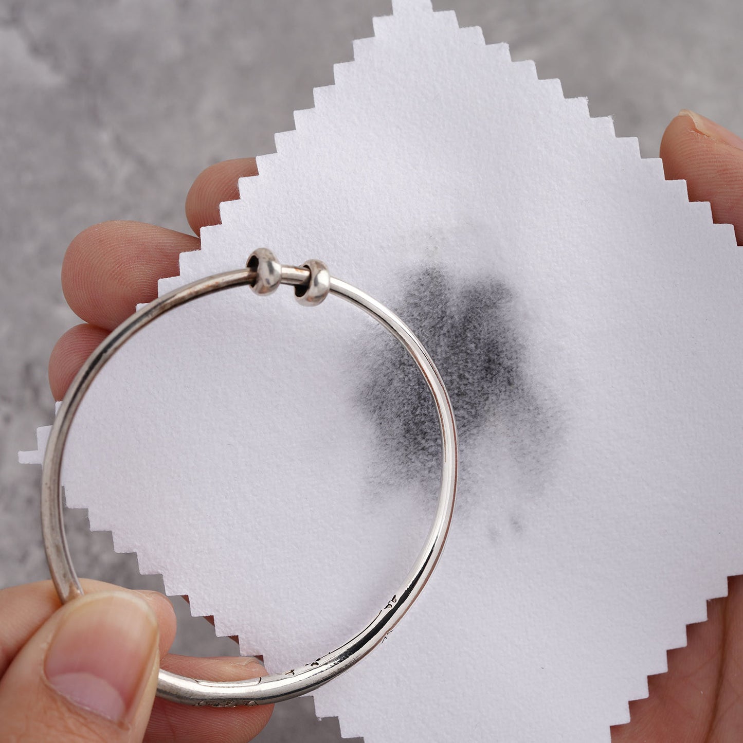 silver polishing cloth, jewelry cleaning cloth 100pcs print logo