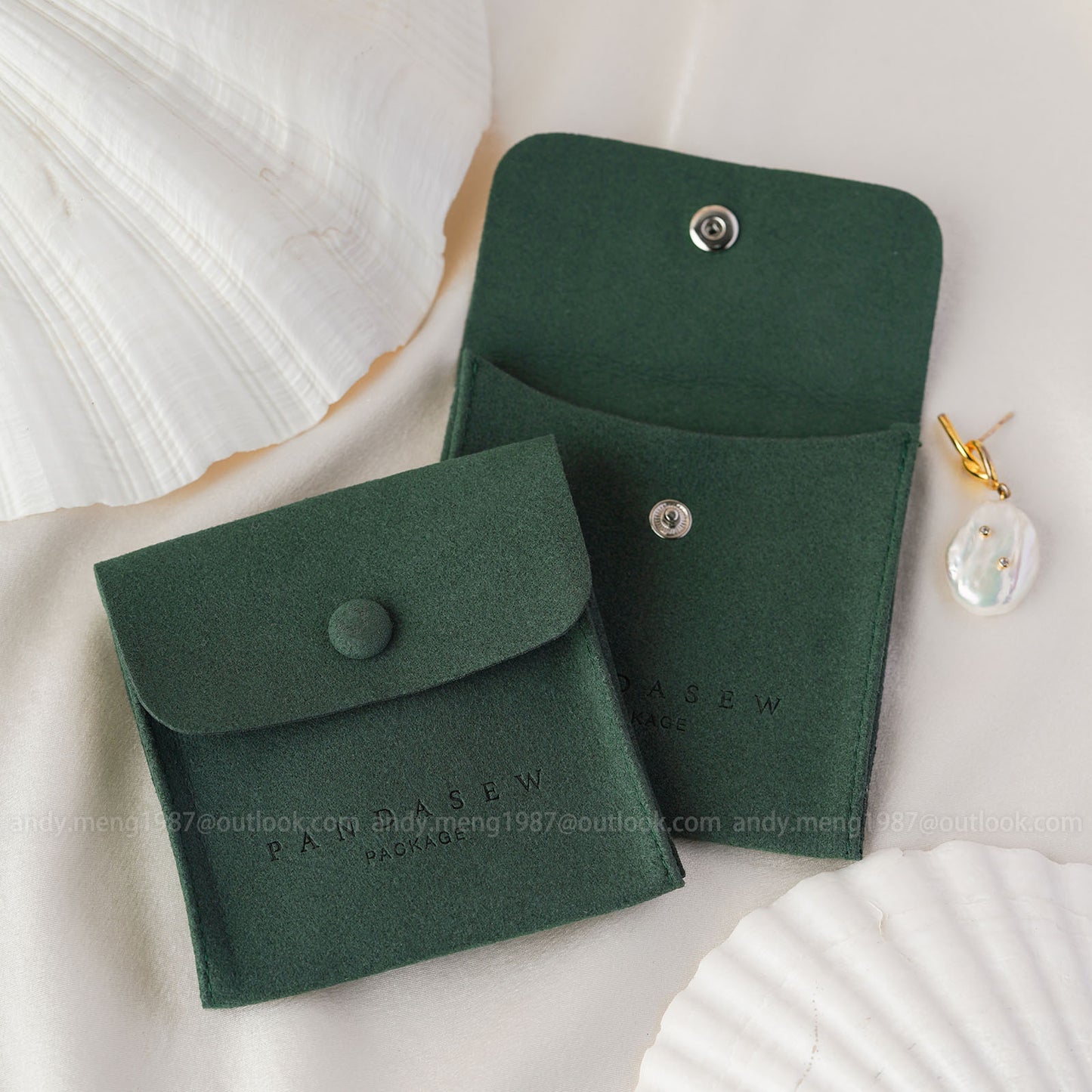 chic jewelry button bag bracelet and ring bags in dark green
