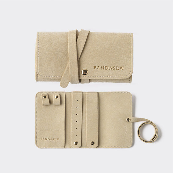 apricot jewelry travel bag with personalized logo