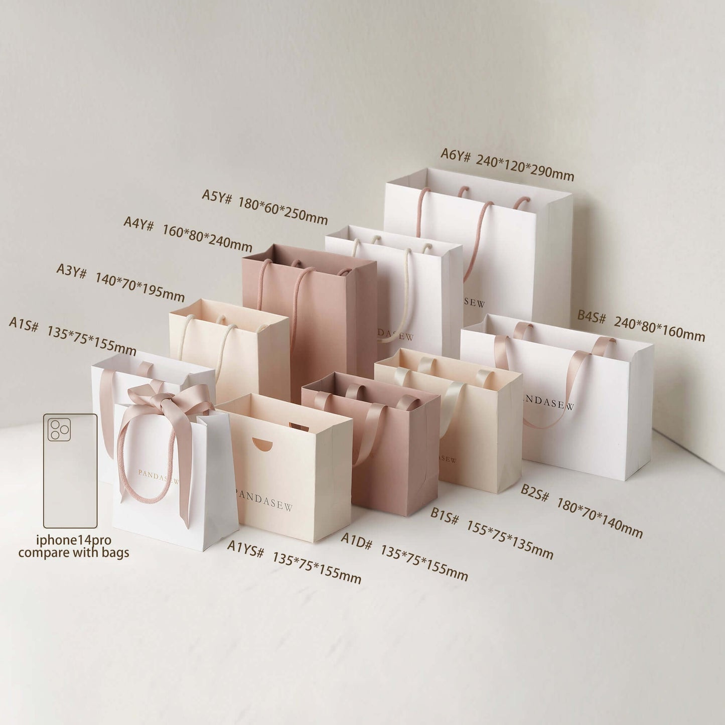 kraft paper bags different colors bags