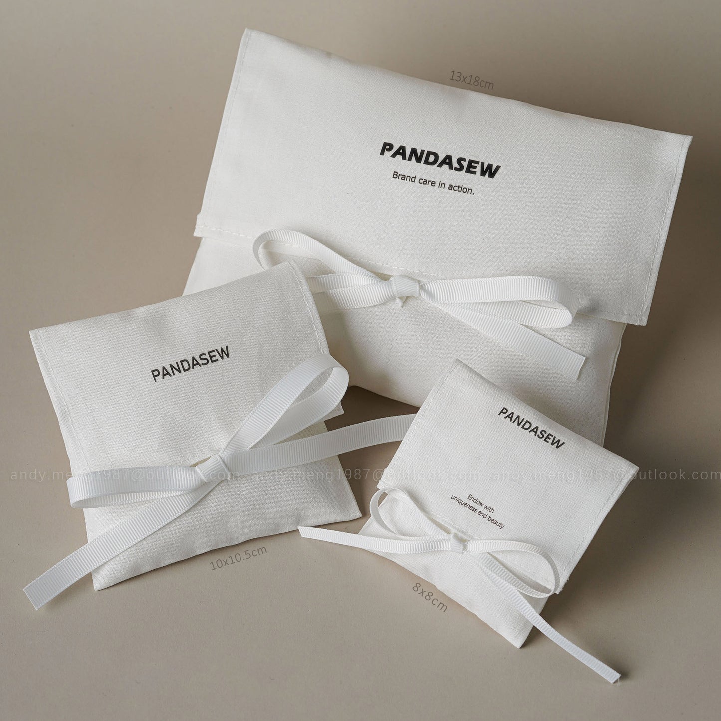 pandasew custom gift bags multi-use