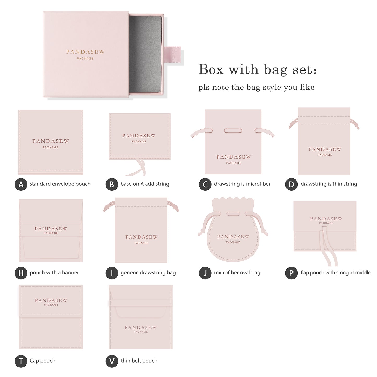 custom jewelry box with pouch set