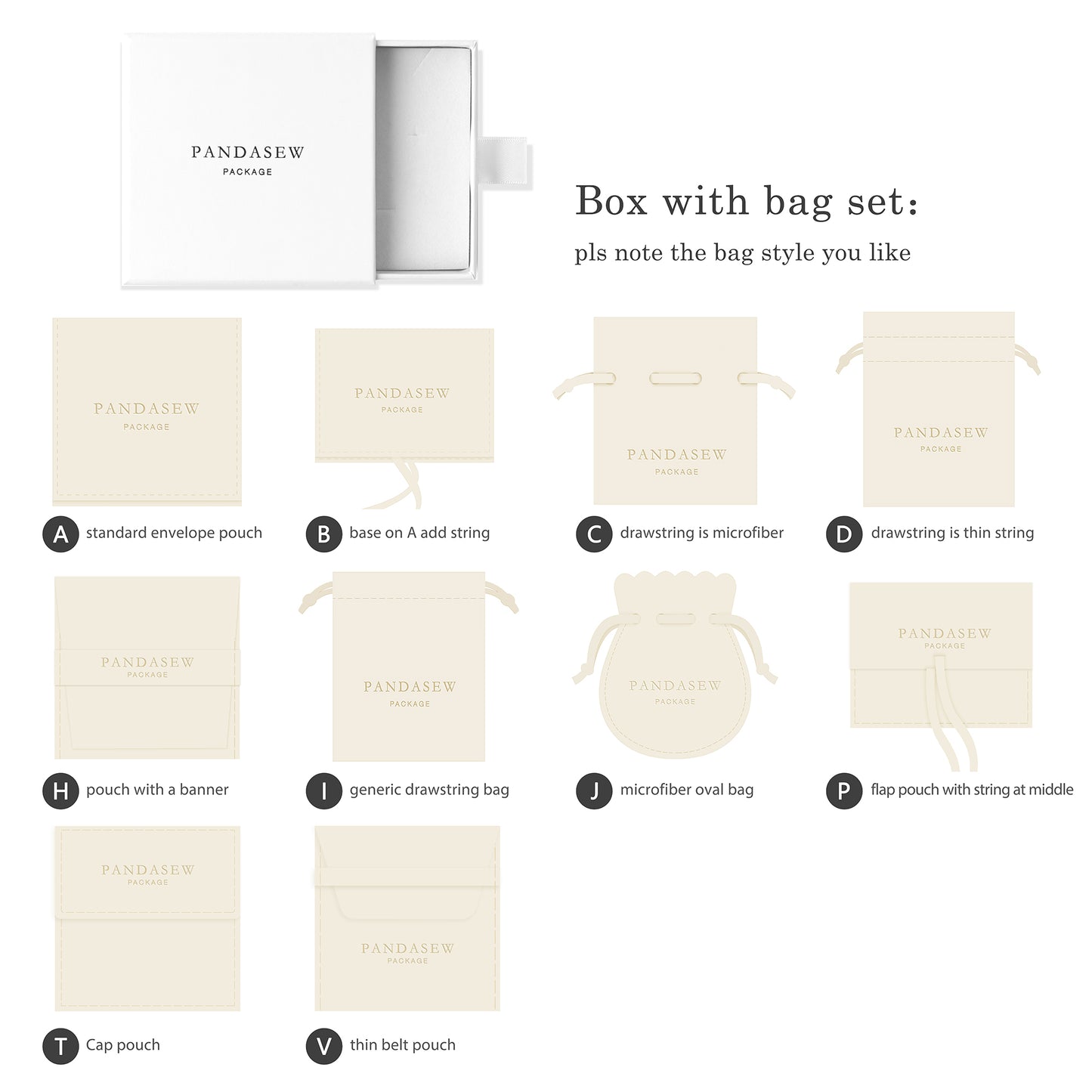 custom jewelry box with pouch set