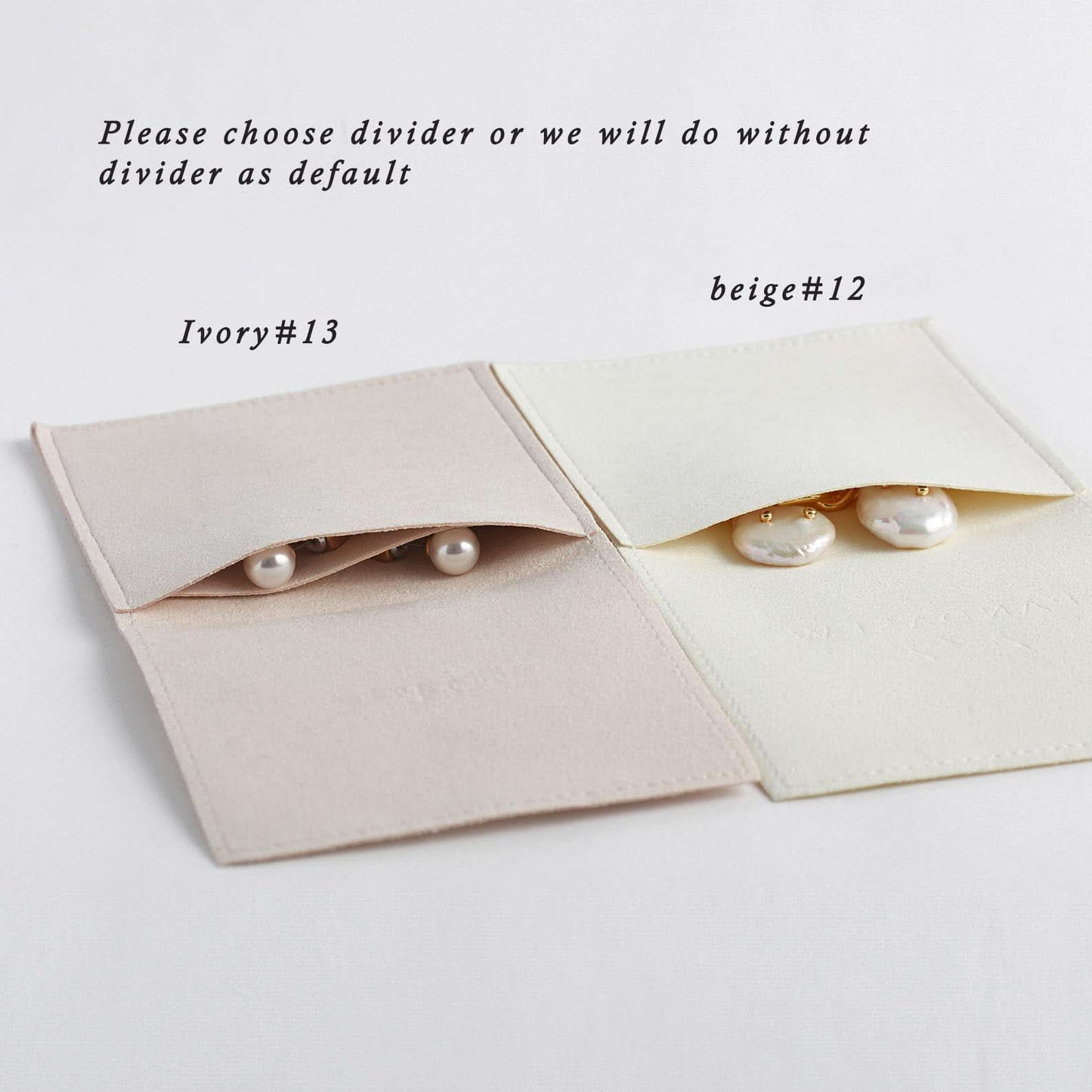 Pandasew Custom Logo 50PCS Microfiber Flap Envelope Jewelry Pouch Bag MCR-125.