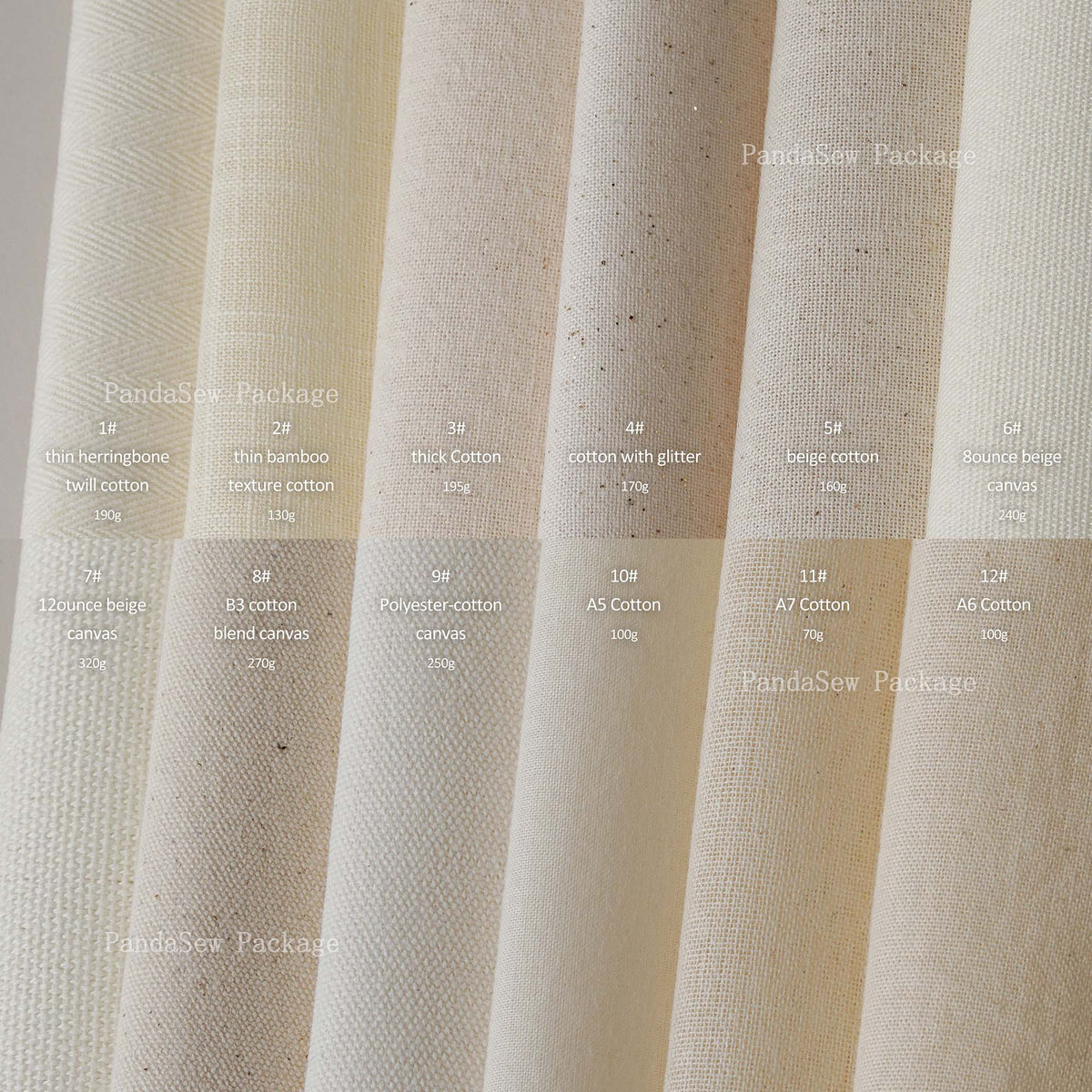 Beige Cotton/Canvas