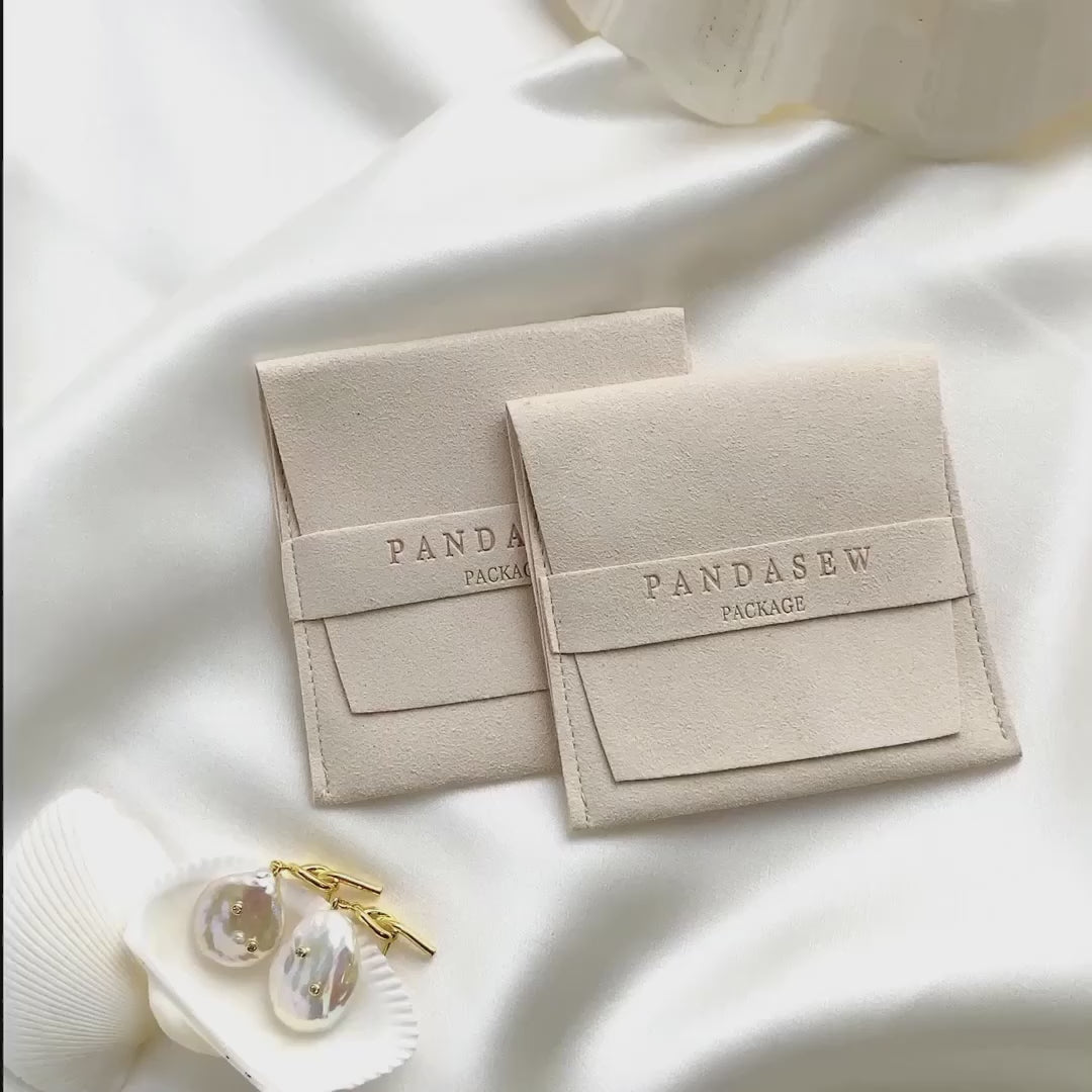 branding packing banner jewelry bag 8x8cm