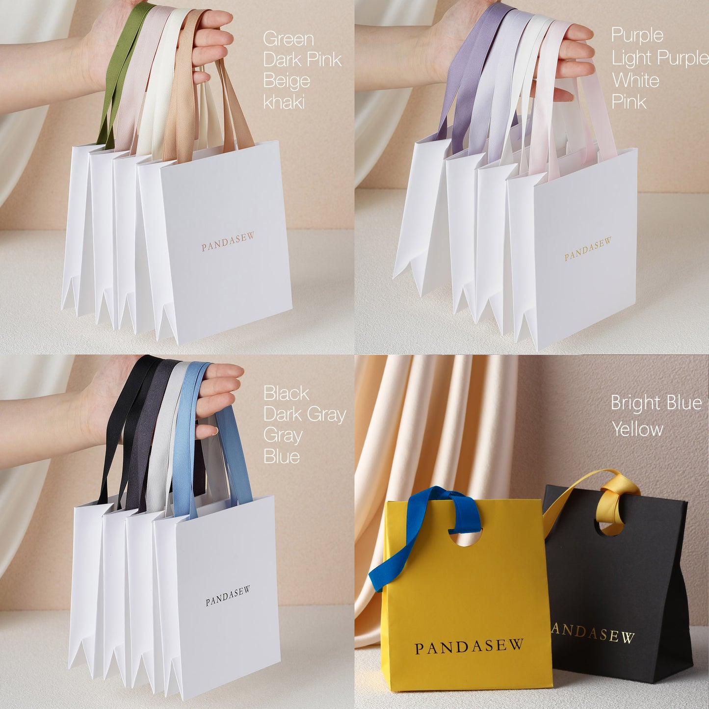 paper bag design, custom size and logo