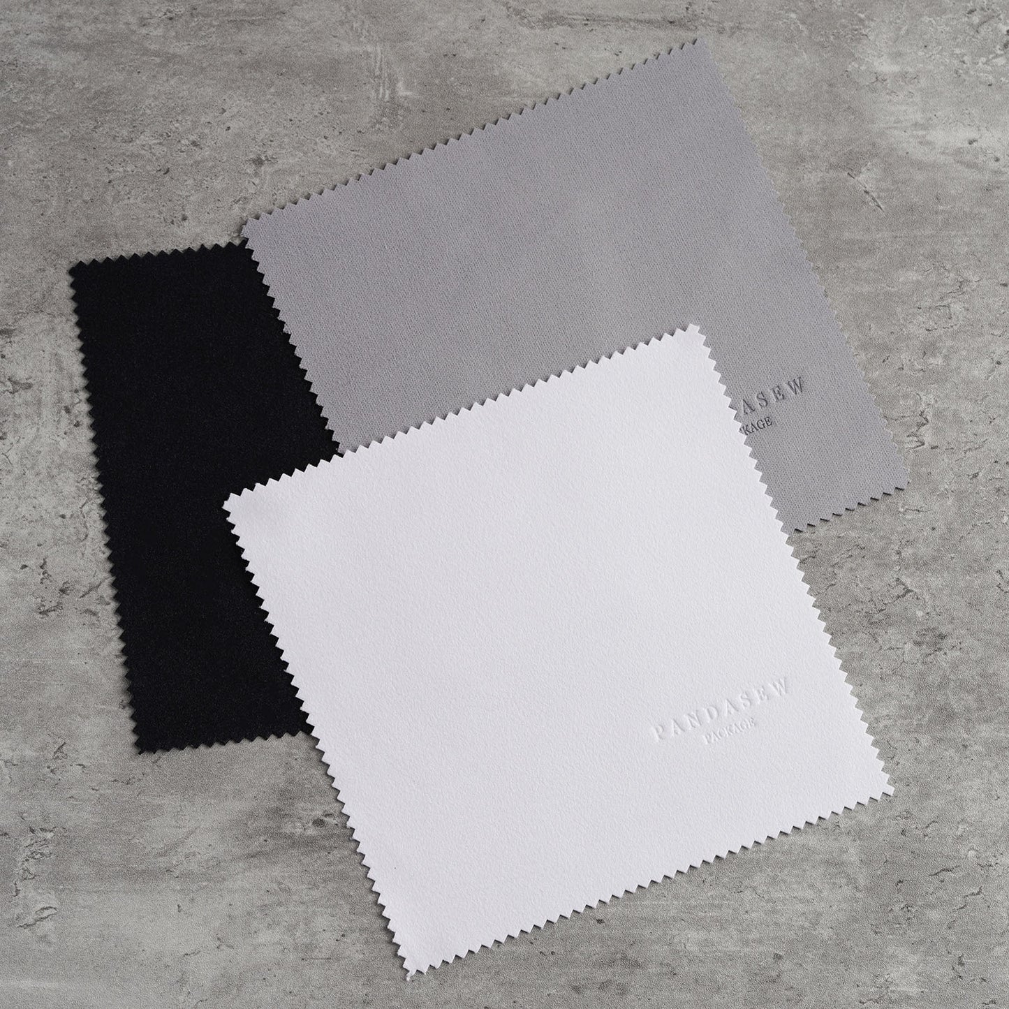 silver polishing cloth in white/gray/black, jewelry cleaning cloth 100pcs print logo