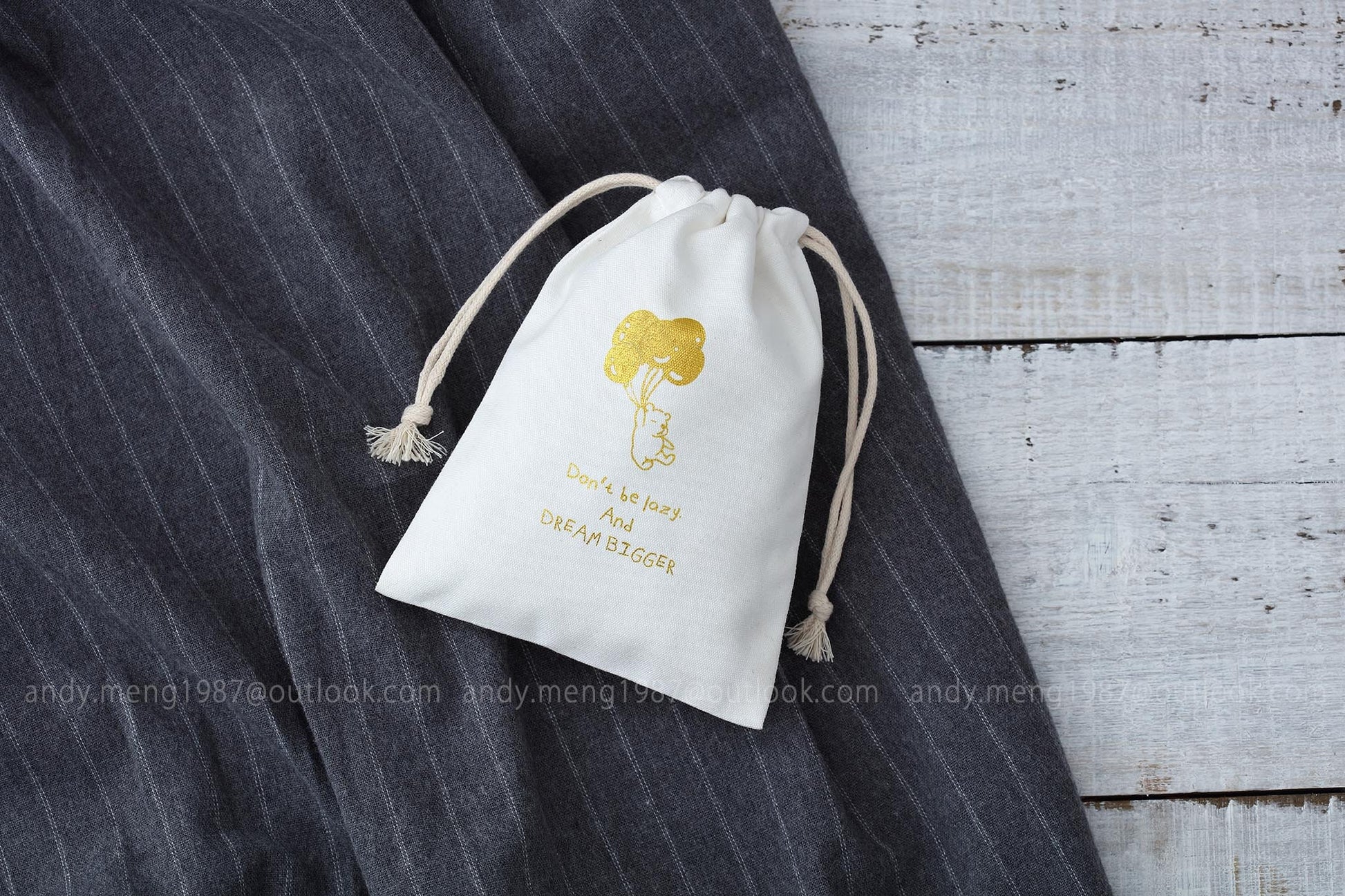 cotton canvas cosmetic bags, jewelry packaging