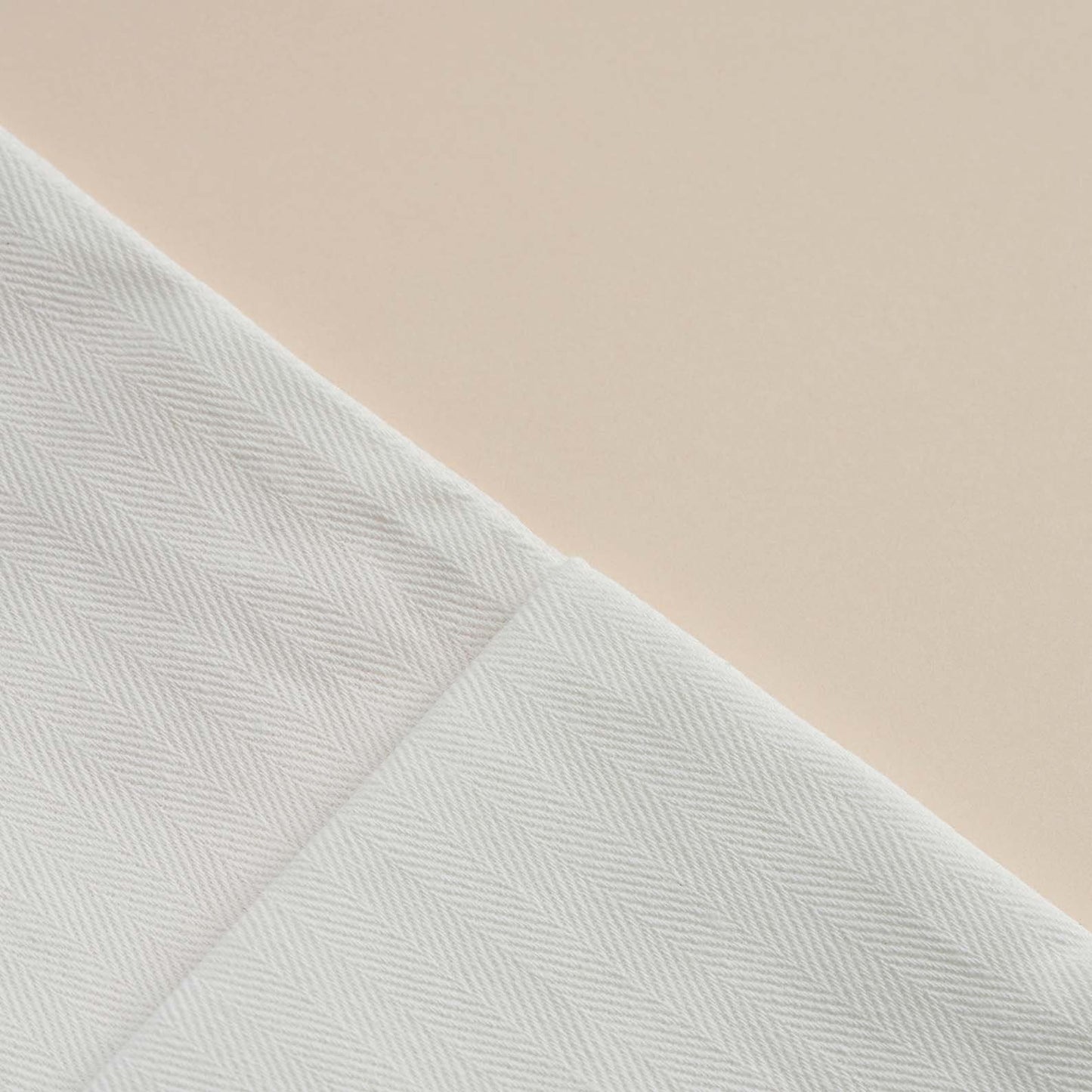 soft pure cotton herringbone texture fabric