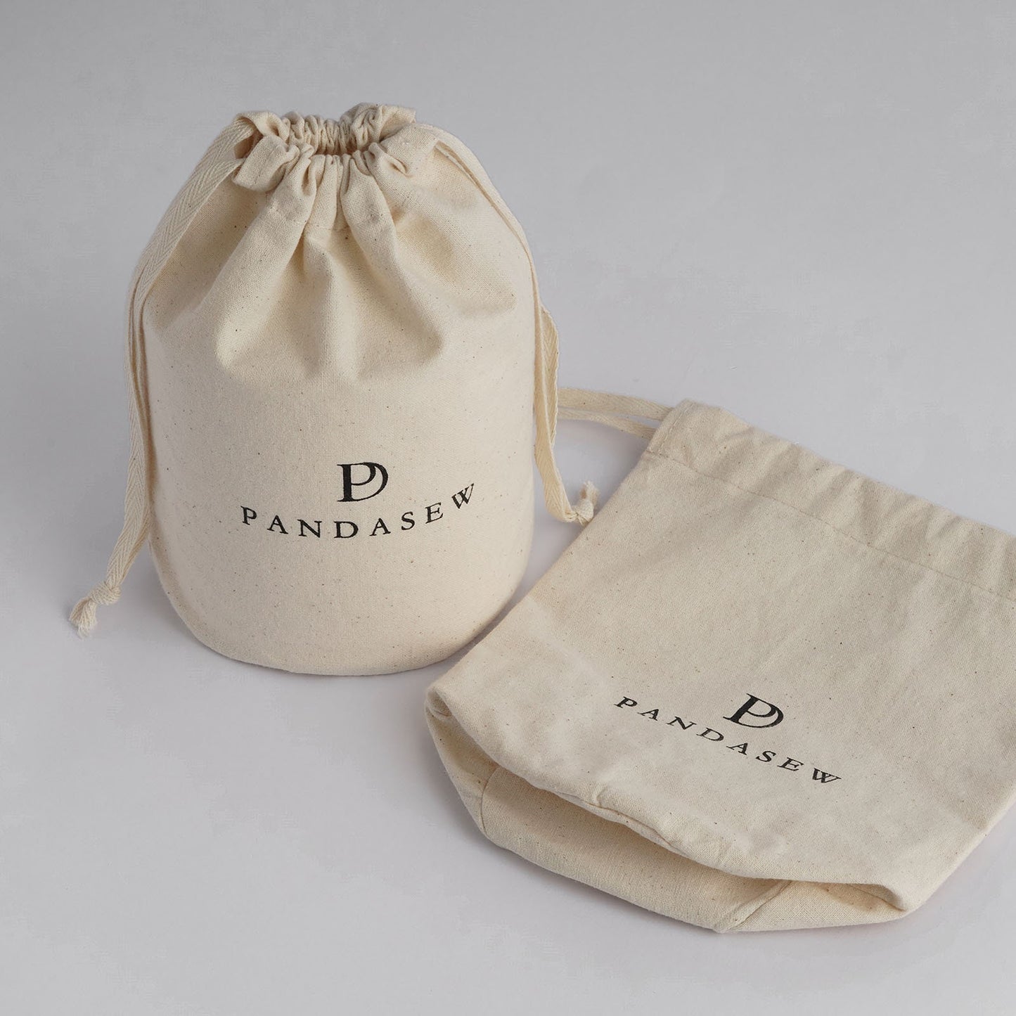 100% pure cotton drawstring pouch