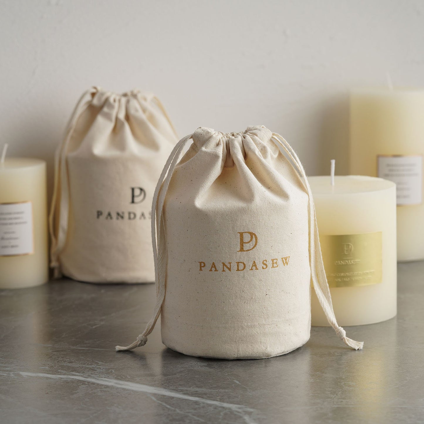 Aromatherapy Candle bag custom size and logo