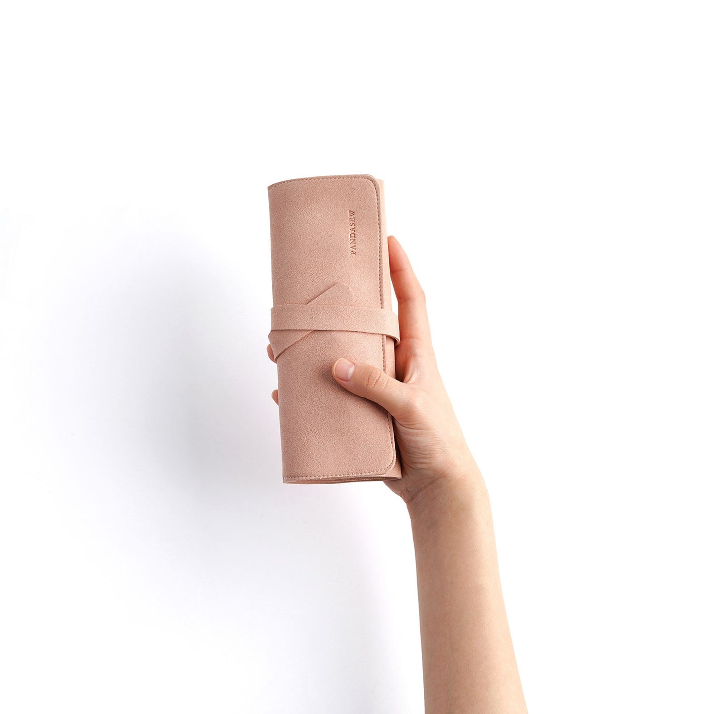 High quality jewelry bag, jewelry roll, pink jewelry case