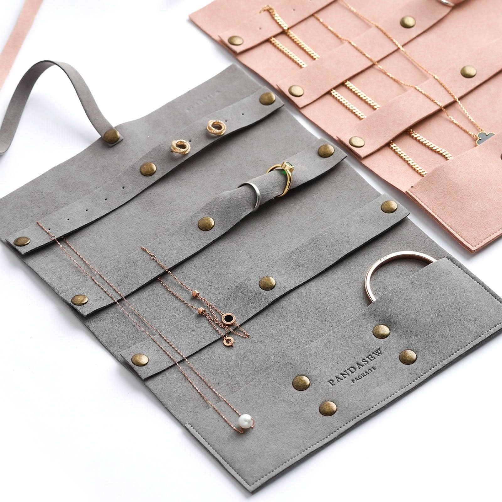 travel jewelry pouch, storage bag custom logo