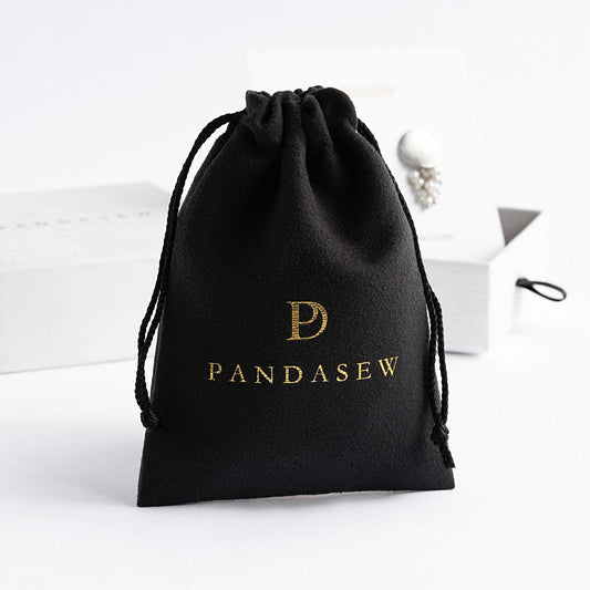 black velvet jewelry pouch with drawer box set