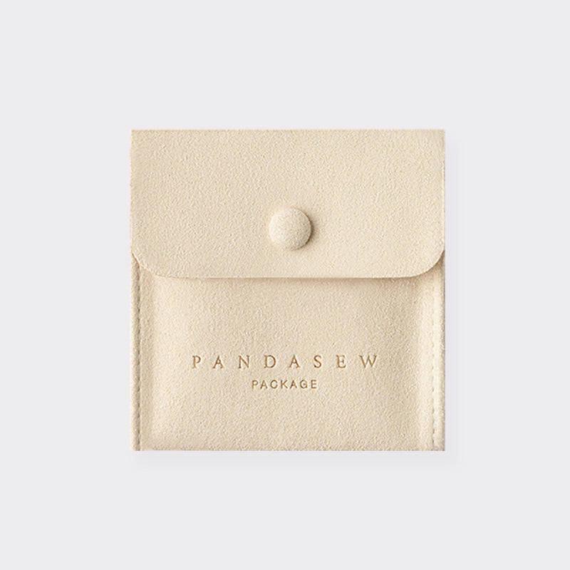 microfiber button bag with custom logo