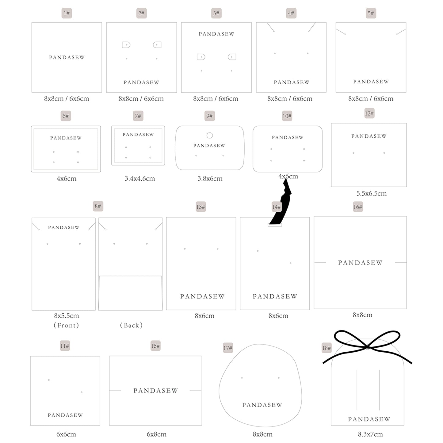 jewelry paper card