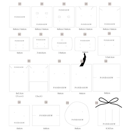 jewelry paper card