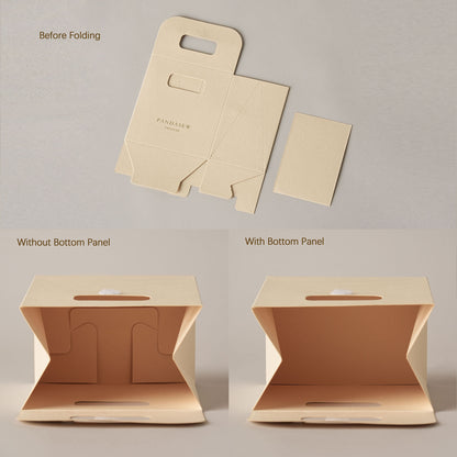 50pcs Customize Paper bag gift package bag with personalized logo wedding bag  Flat Packing STB-002