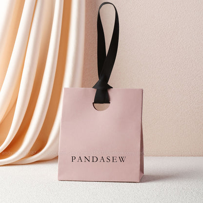 rose pink gift bags, small paper bag 13x15cm