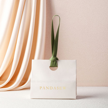 ivory paper gift bags, small paper bag 13x15cm