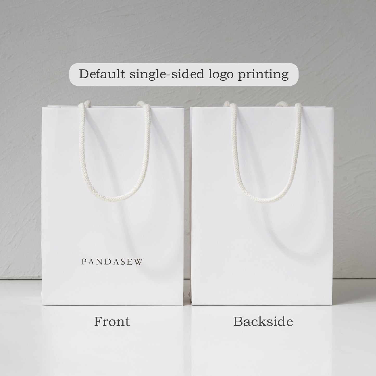 Pandasew single side printing paper bag
