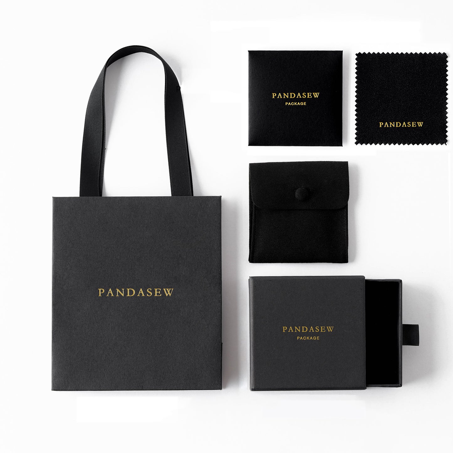 customized jewelry package set black color