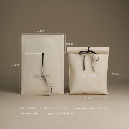 50pcs Thick Cotton Envelope Dust Bags Custom Logo Butterfly - tied Drawstring eco - friendly Bag for Jewelry, Handbag, gift, toys & Clothes THI-101