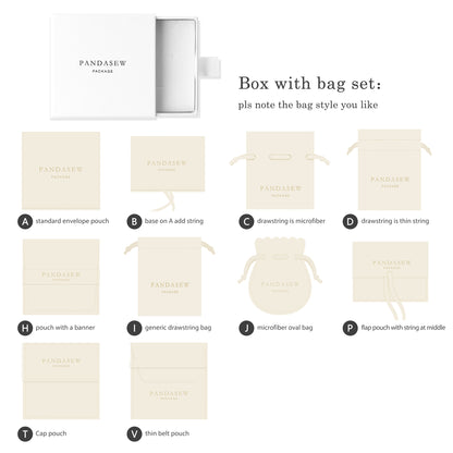 8x8x3.5 cm Jewelry cardboard box and jewelry bag set logo printing