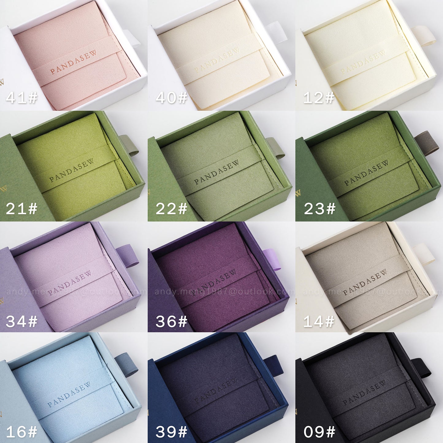8x8cm Jewelry cardboard box with bag set custom logo